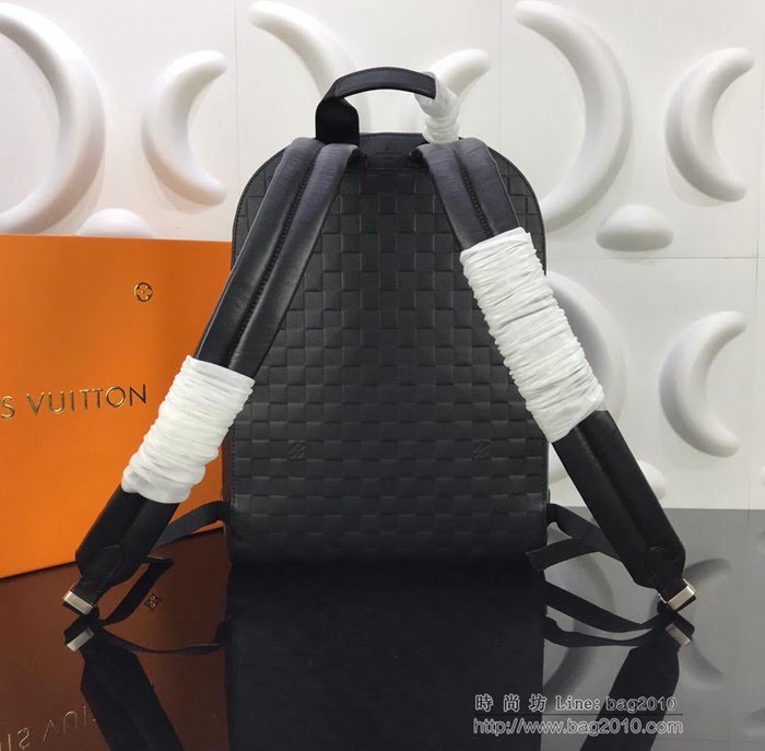 路易威登LV 頂級原單 N40094 Campus雙肩包 經典壓紋 Damier棋盤格 百搭款背包  ydh2618
